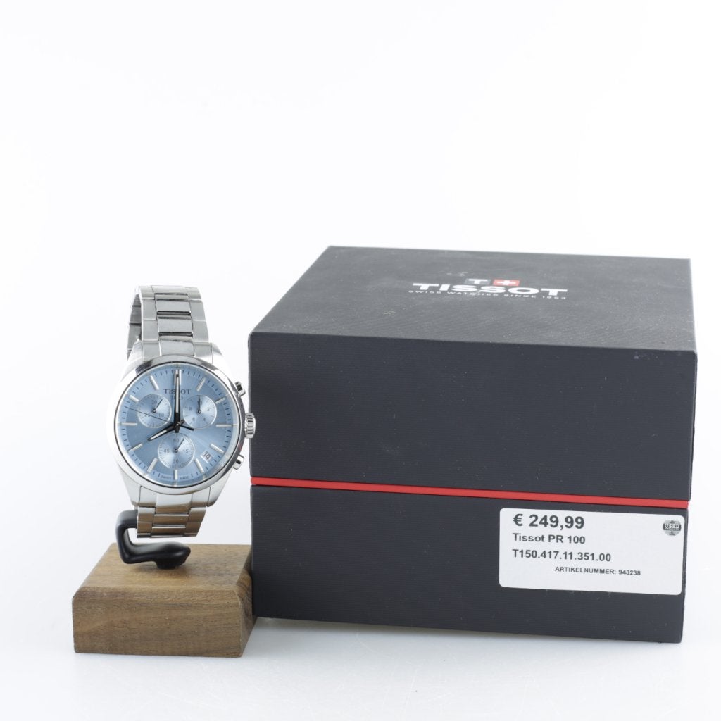 Tissot PR 100 T150.417.11.351.00, Tissot, Zo goed als nieuw, Support@tissot.com, Rue Louis-Joseph Chevalier 1
2002 NeuchÃ¢tel
Switzerland