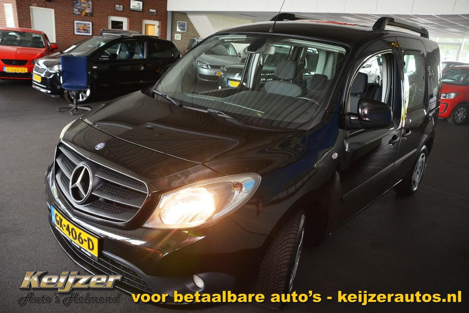 Mercedes-Benz Citan 109 CDI Ambiente, Stof, Gebruikt, Zwart, Bedrijf