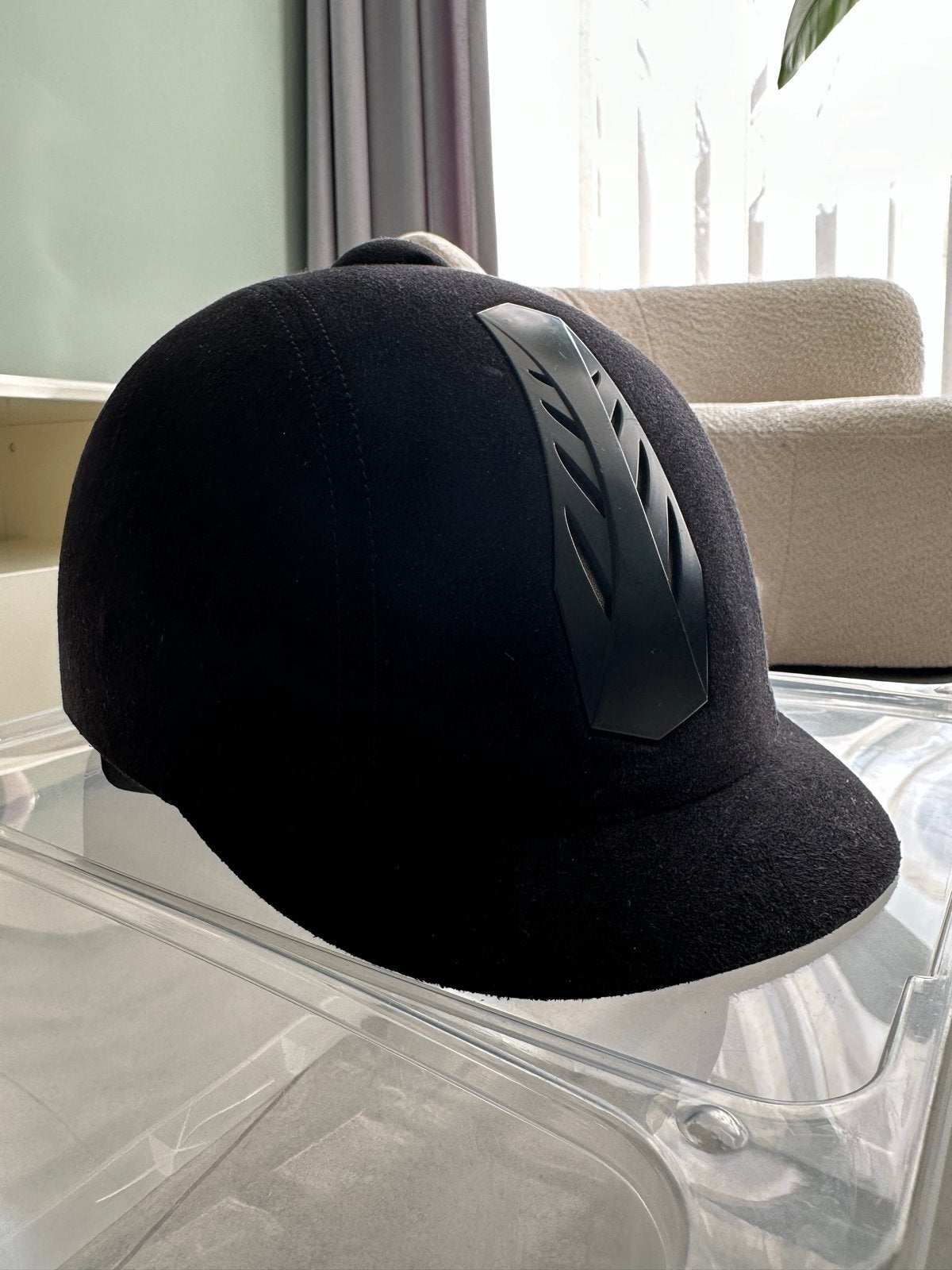 Supreme Paardrijcap/helm kind zwart maat 54-56 verstelbaa, Ophalen, Zo goed als nieuw, Dressuur, Kinderen