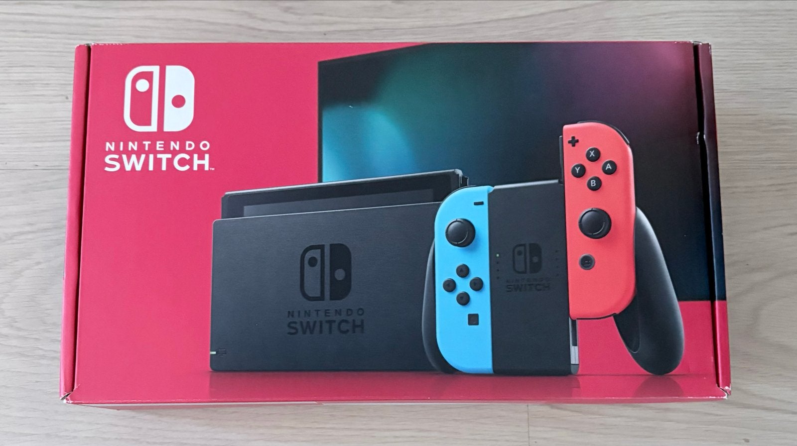 Nintendo Switch V2 Compleet met Mario Kart 8 en Ring Fit, Switch 2019 Upgrade, Met games, Verzenden, Met 2 controllers