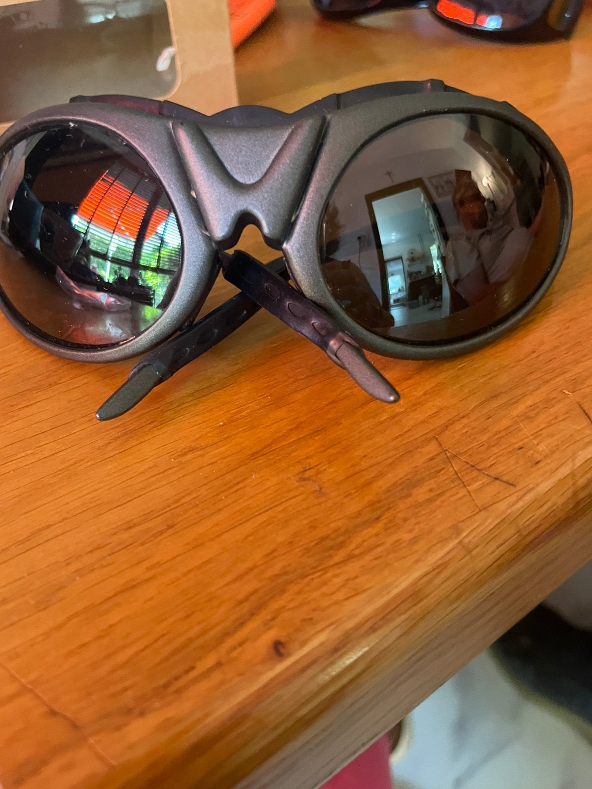 Originele Agu bril sports glasses. Genderneutraal., Ophalen of Verzenden, Zo goed als nieuw, Bril, Overige merken