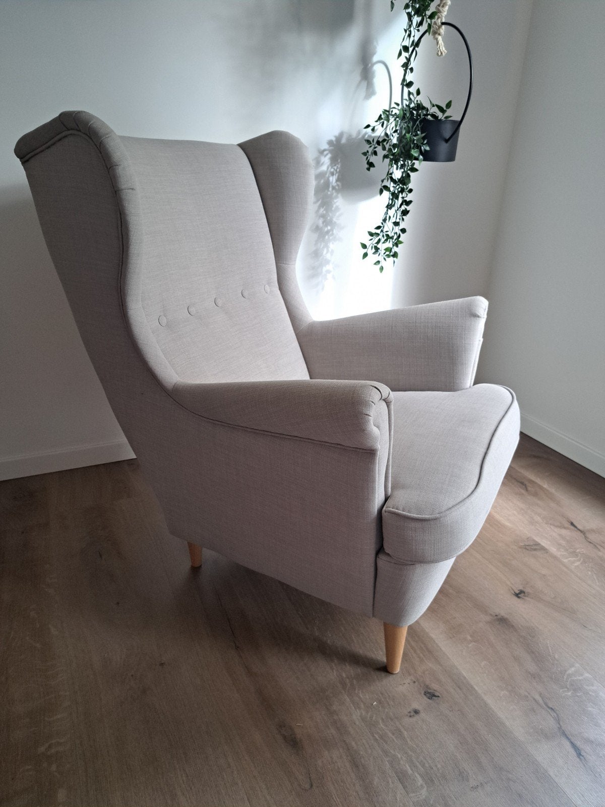 Prachtige oorfauteuil strandmon ikea, Ophalen, Zo goed als nieuw, Minder dan 50 cm