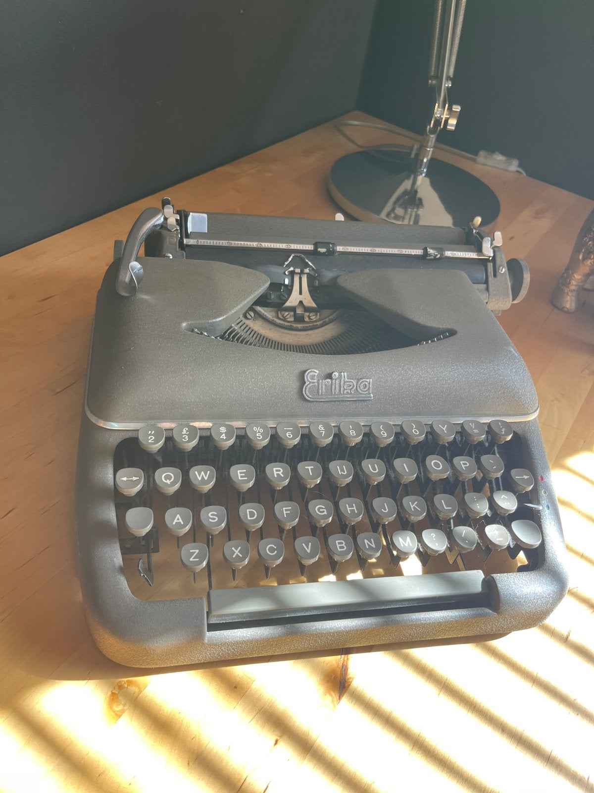 htige Vintage Erika Typemachine (Model 10) | Jaren '50/60, Diversen, Ophalen of Verzenden, Zo goed als nieuw
