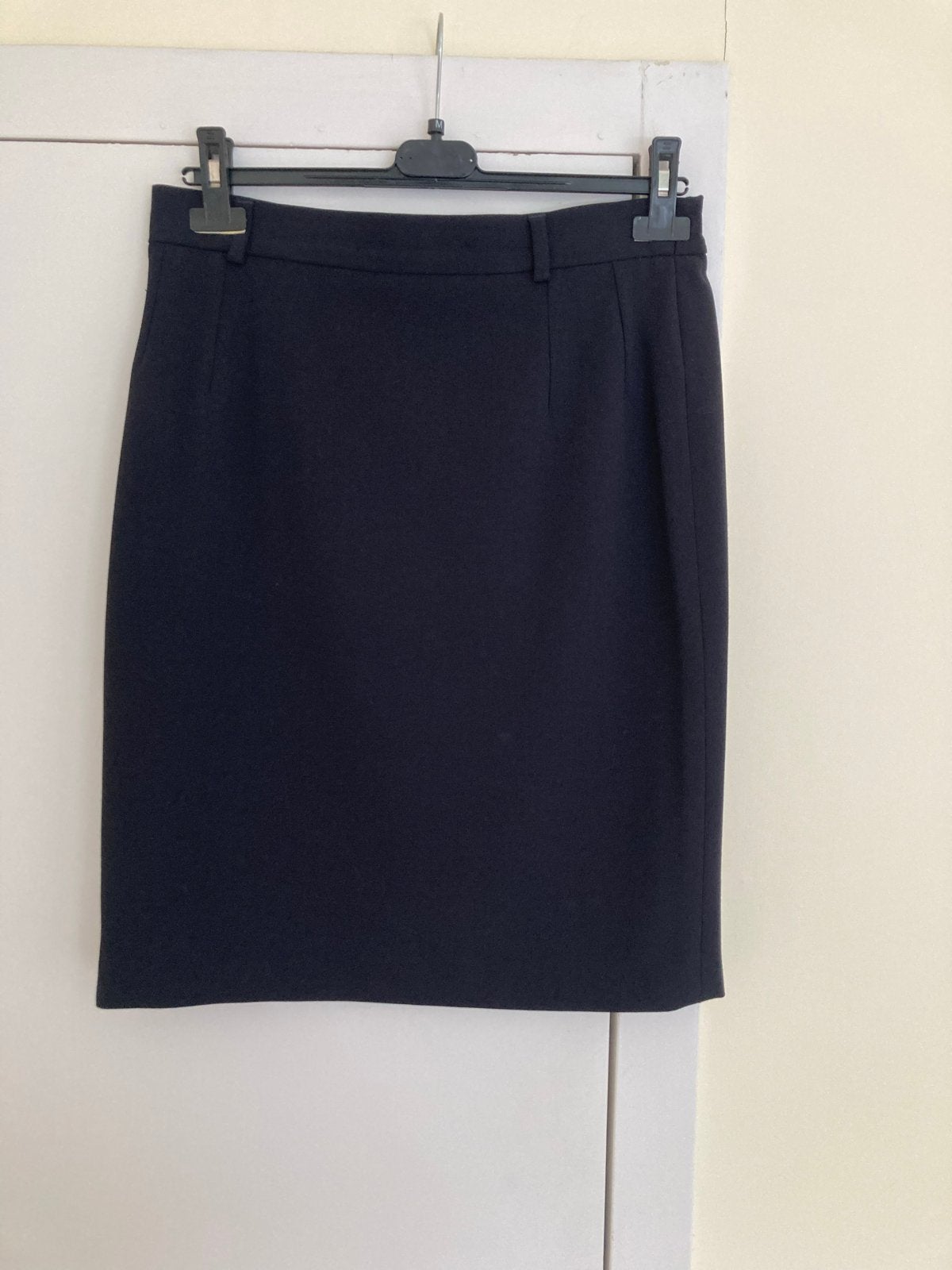Lanaby's donkerblauwe kokerrok, maat 40, Kleding | Dames, Maat 38/40 (M), Zo goed als nieuw, Knielengte, Verzenden