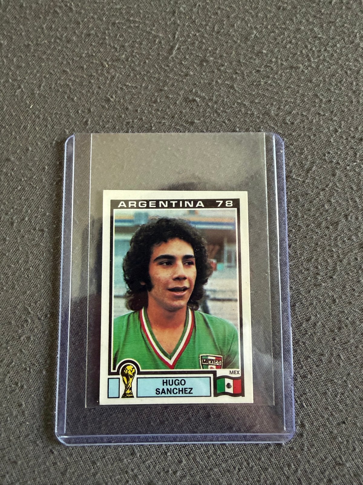 Panini WK 1978 Hugo Sanchez Mexico #184, Ophalen of Verzenden, Zo goed als nieuw, Overige sporten, Poster, Plaatje of Sticker