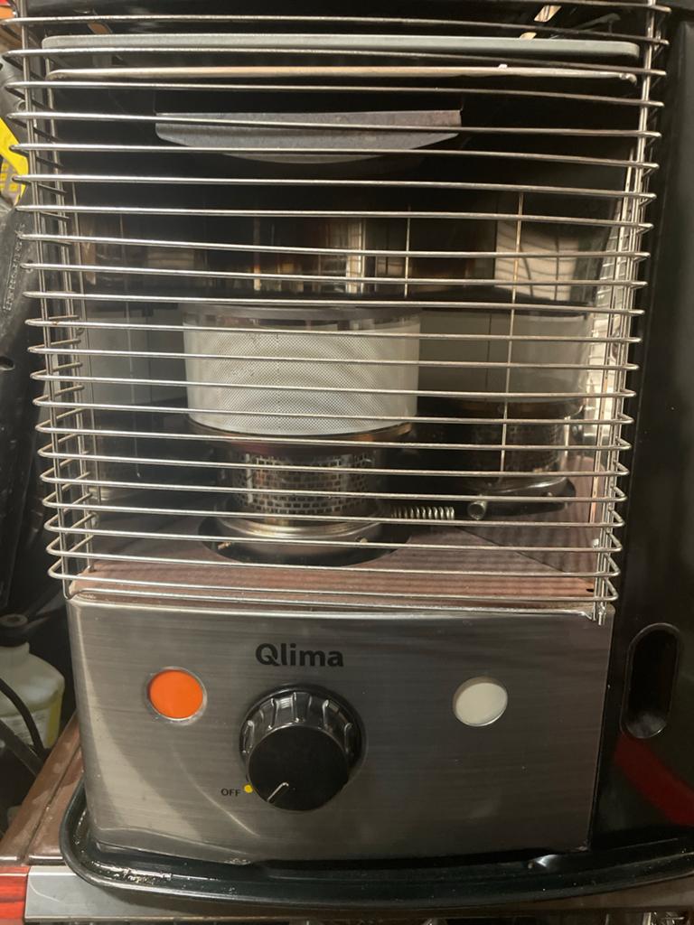 Qlima R8128C Petroleumkachel - Zuinig en Krachtig, Huis en Inrichting, Kachels, Overige brandstoffen, Petroleumkachel, Ophalen of Verzenden