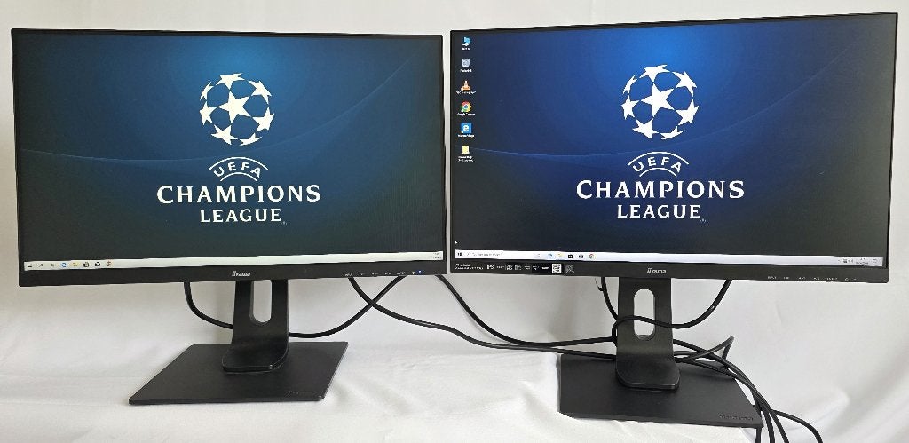 Perfecte Staat 2x IIyama XUB2492HSU Led LCD’s samen 48 Inch, Computers en Software, DisplayPort, 101 t/m 150 Hz, In hoogte verstelbaar