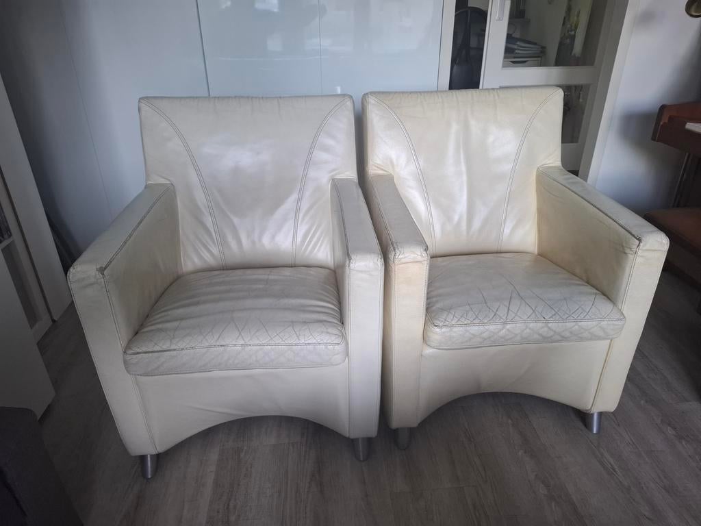 2 leolux dolcinea stoelen, Ophalen, Gebruikt, Eenpersoons, Minder dan 75 cm