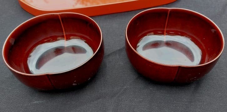 Japans lakwerk schaaltjes, Antiek en Kunst, Ophalen of Verzenden