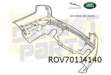 Land Rover Range Rover Sport (6/13-10/17) achterbumper(Te Sp, -, Verzenden, -, Nieuw