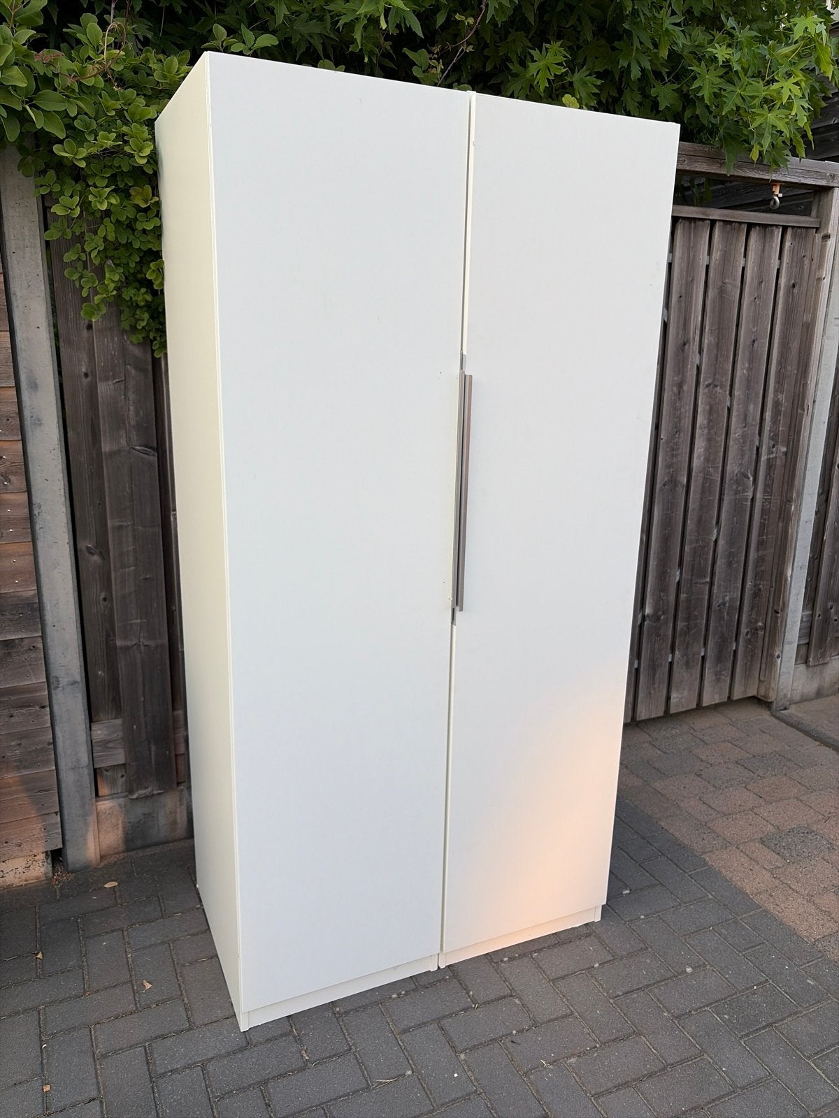 Twee IKEA Pax kasten 50x202cm met planken, Huis en Inrichting, Kasten | Kledingkasten, Ophalen, Met plank(en), Gebruikt, 200 cm of meer