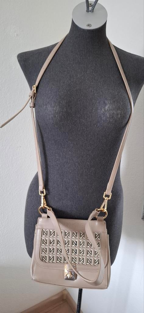 Nikkie tas handtas schoudertas, Ophalen of Verzenden, Gebruikt, Beige, Handtas