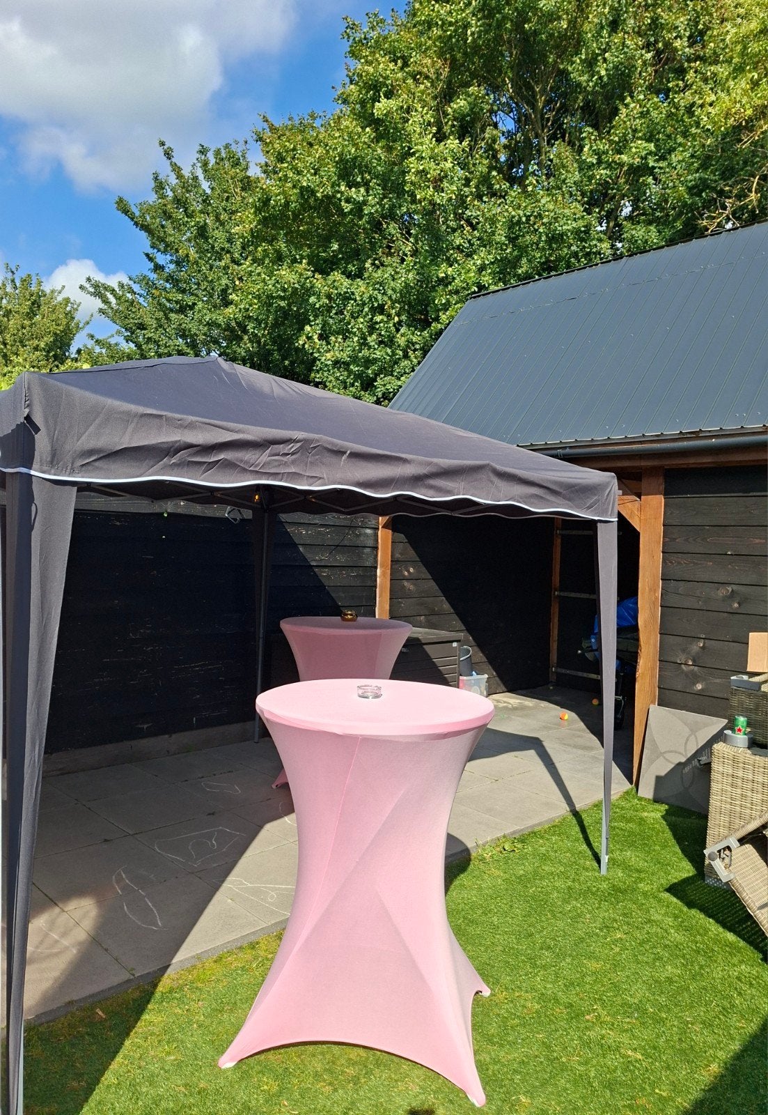 Te huur easy up partytent maat 3x3, Tuin en Terras, Partytenten, Ophalen of Verzenden, Zo goed als nieuw, Minder dan 5 meter