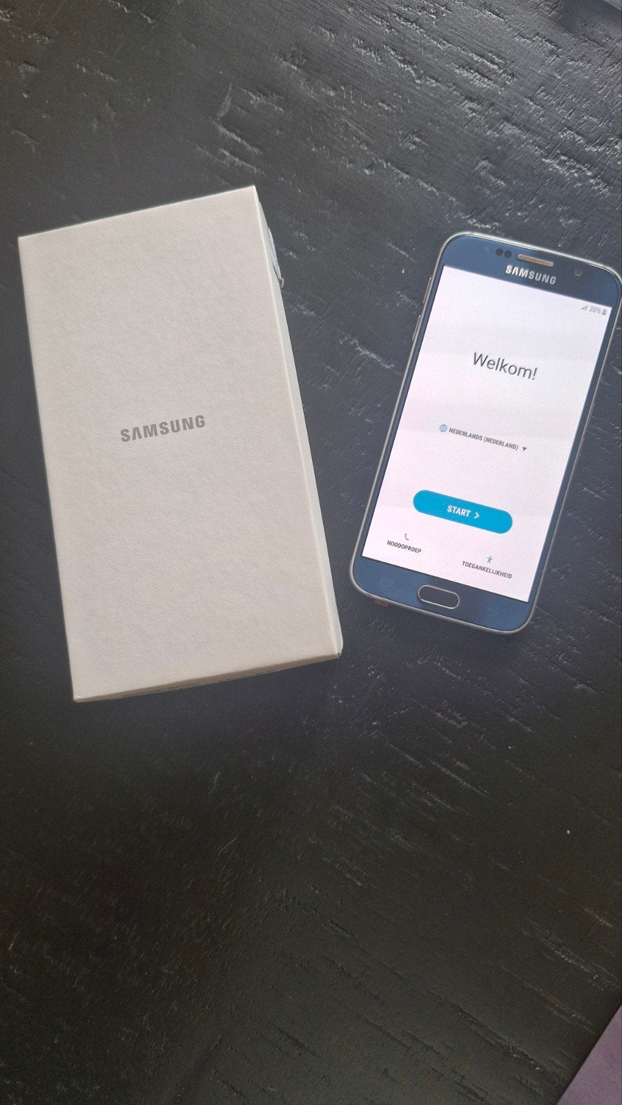 Samsung Galaxy S6 met doos, Telecommunicatie, Mobiele telefoons | Samsung, 32 GB, Ophalen of Verzenden, Gebruikt, Zwart