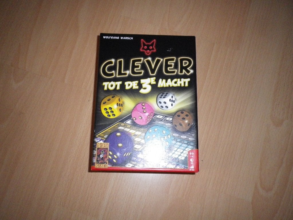 Clever tot de 3de macht 999 spel, Ophalen of Verzenden, Zo goed als nieuw, 999 Games
