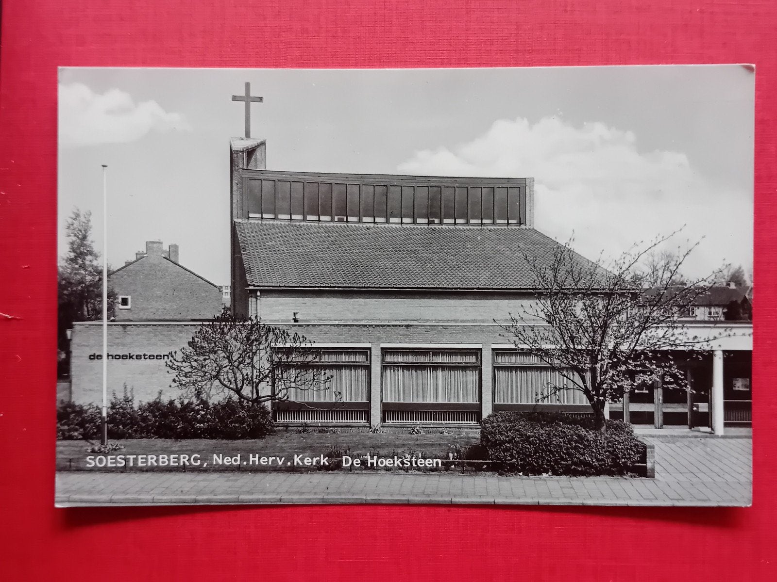 Soesterberg, Ned. Herv. Kerk 'De Hoeksteen' - Oude Ansichtka, Verzamelen, Ophalen of Verzenden, 1960 tot 1980, Ongelopen, Utrecht