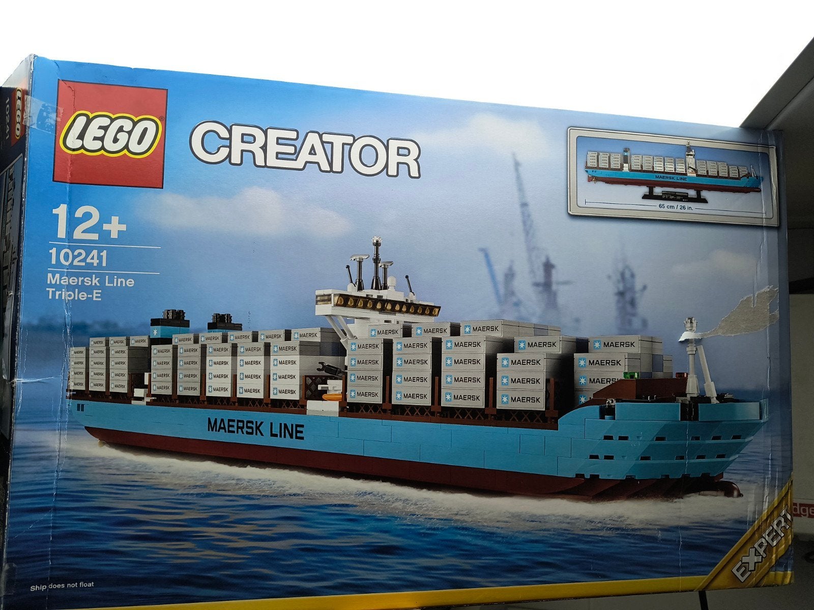 Lego Creator Maersk Line 10241 incl. doos en boekje, Inclusief instructies, Lego, Ophalen of Verzenden, Zo goed als nieuw