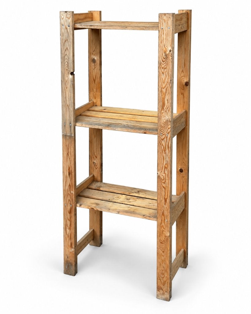 IKEA Houten Stellingkast  Opbergrek – 3 Legplanken, Huis en Inrichting, Gebruikt, ., Ophalen of Verzenden, .