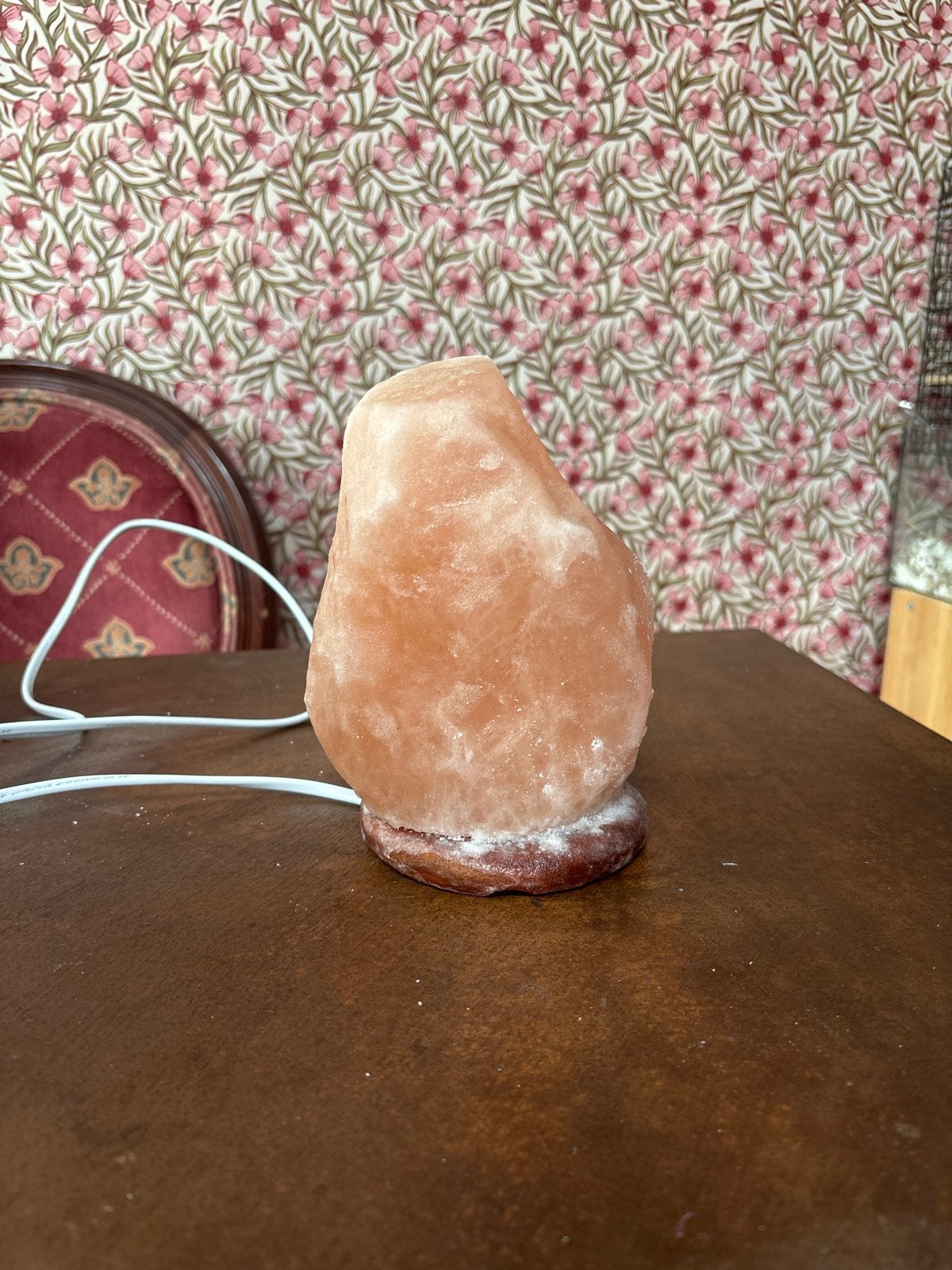 Himalaya Zoutlamp 20 cm - Sfeervolle Verlichting, Ophalen, Gebruikt, Natuurlijk materiaal, Oranje