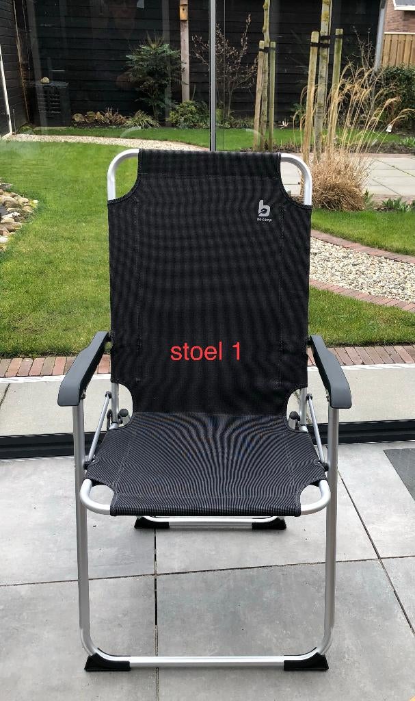 Camping stoeljes, Caravans en Kamperen, Kampeeraccessoires, Ophalen, Zo goed als nieuw