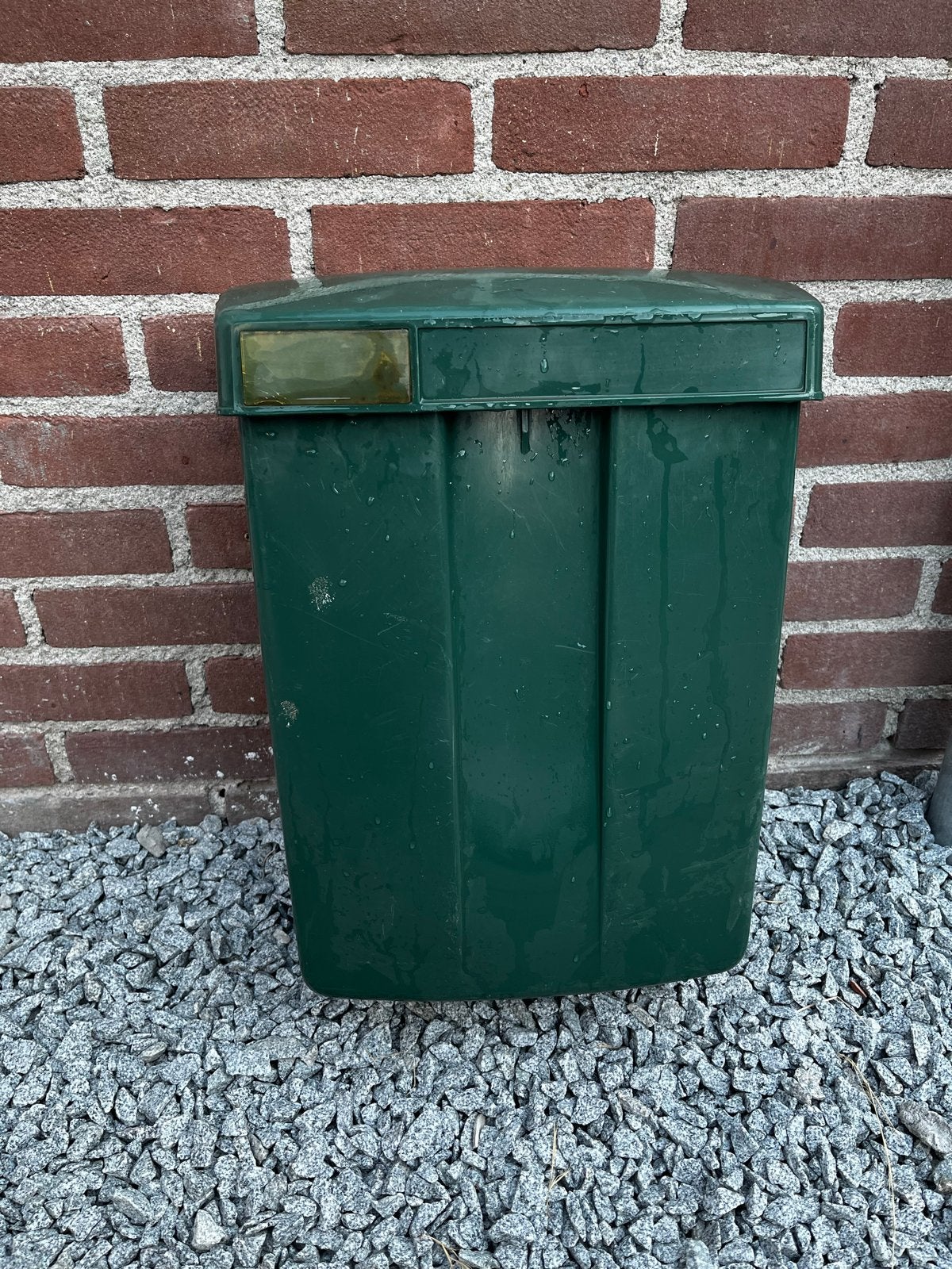 Originele PTT post brievenbus met muurbevestiging, Ophalen of Verzenden, Gebruikt, Kunststof, Wandbrievenbus