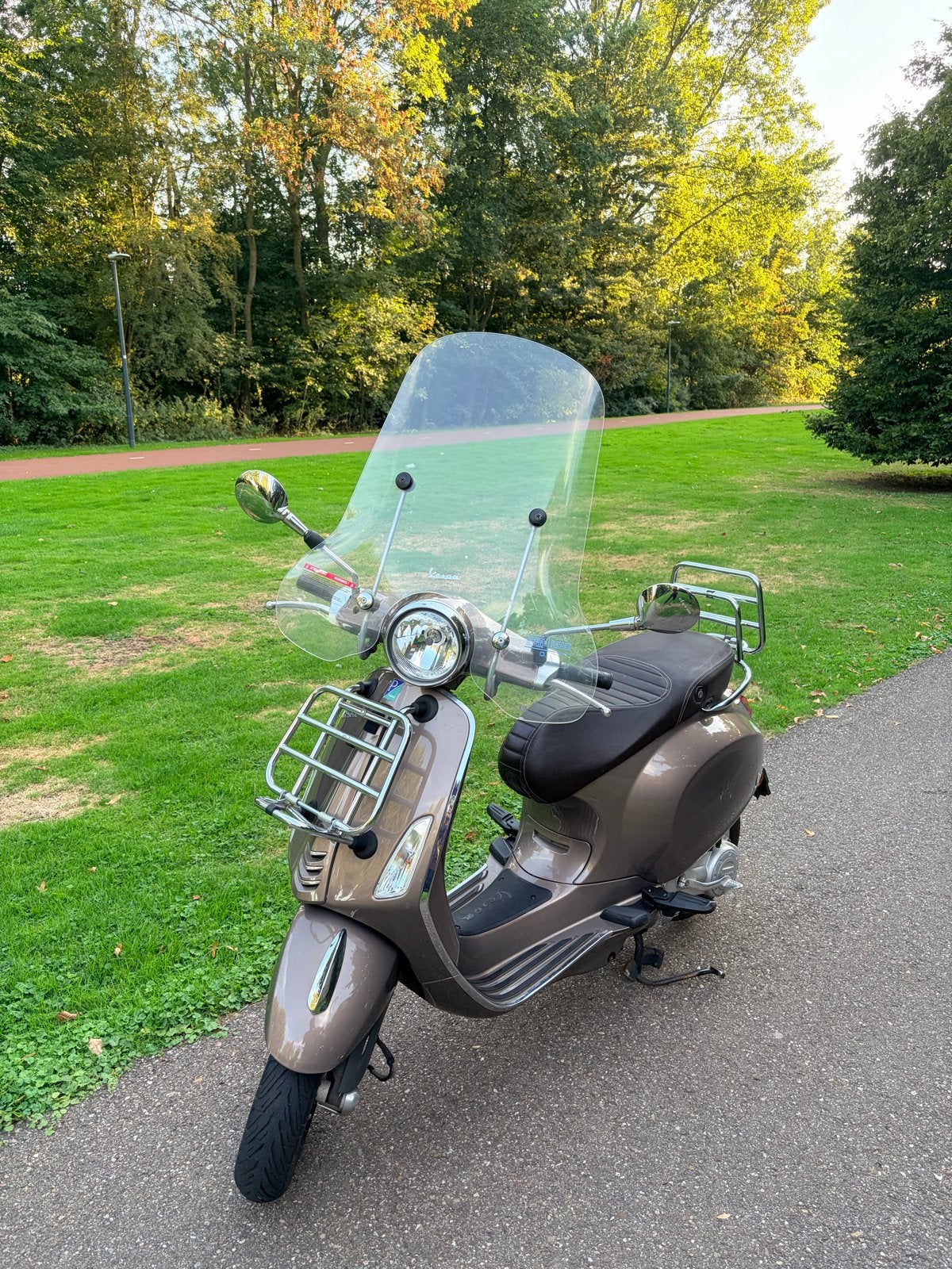 Vespa Primavera - Bruin, goede staat, Gebruikt, Overige modellen, Maximaal 45 km/u, Ophalen of Verzenden