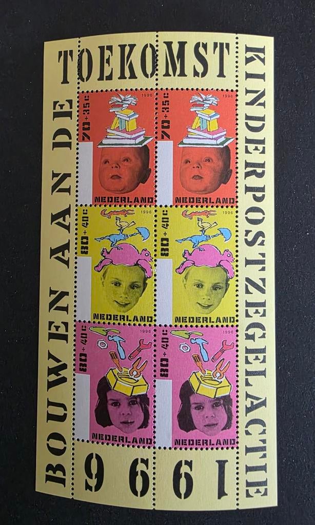 Nederland Kinderpostzegels 1996 - Bouwen aan de Toekomst, Ophalen of Verzenden, Na 1940, Postfris