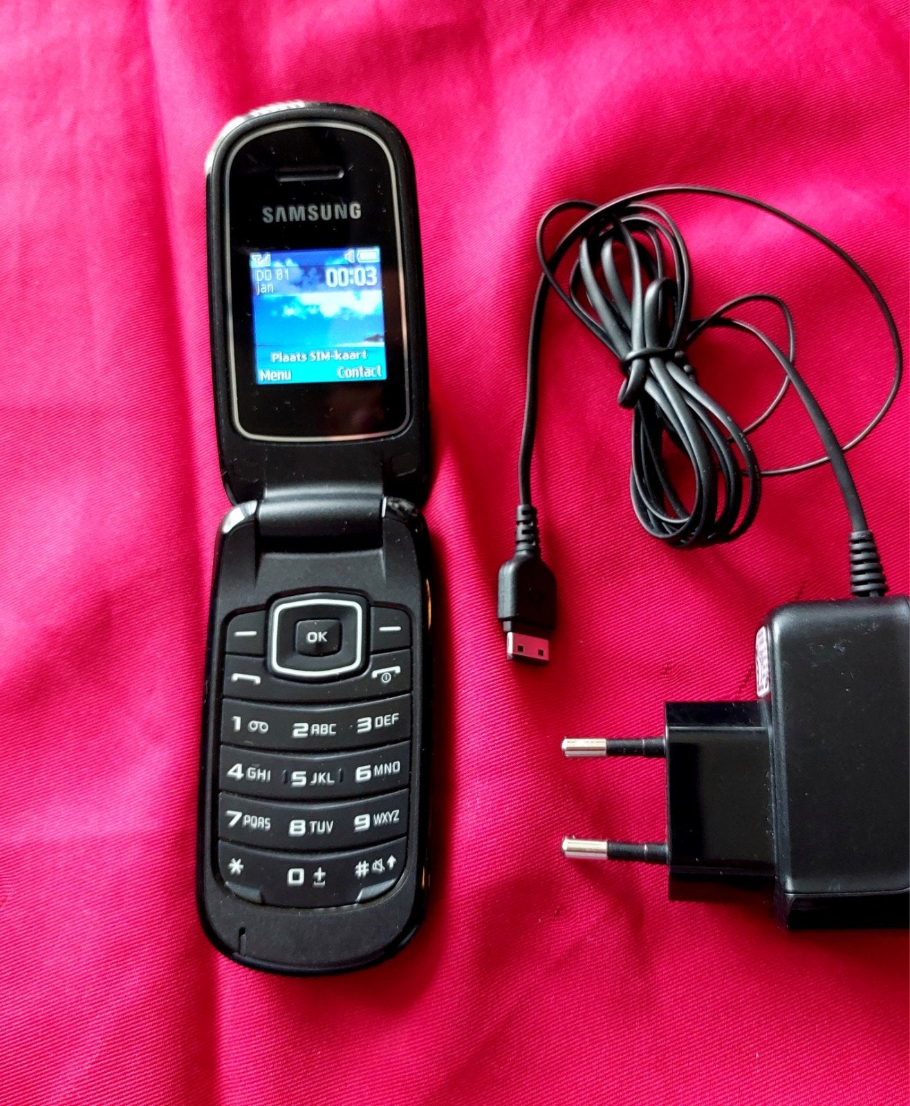 Samsung GT-E1150i Klaptelefoon - Rood Werkend!, Overige modellen, Geen camera, Overige systemen, Fysiek toetsenbord