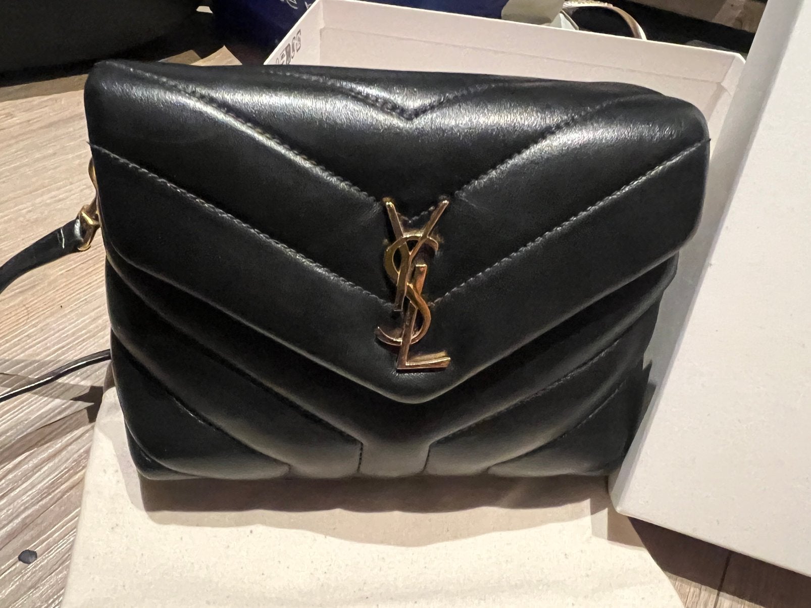 Orginele yls loulou tot black gold, Ophalen, Zo goed als nieuw, Zwart, Handtas