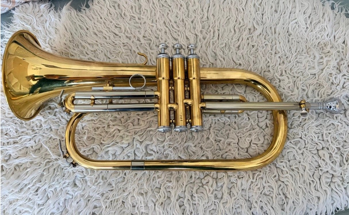 Durbin student Bugel Flugelhorn, Muziek en Instrumenten, Blaasinstrumenten | Trompetten, Ophalen of Verzenden, Gebruikt, Overige typen