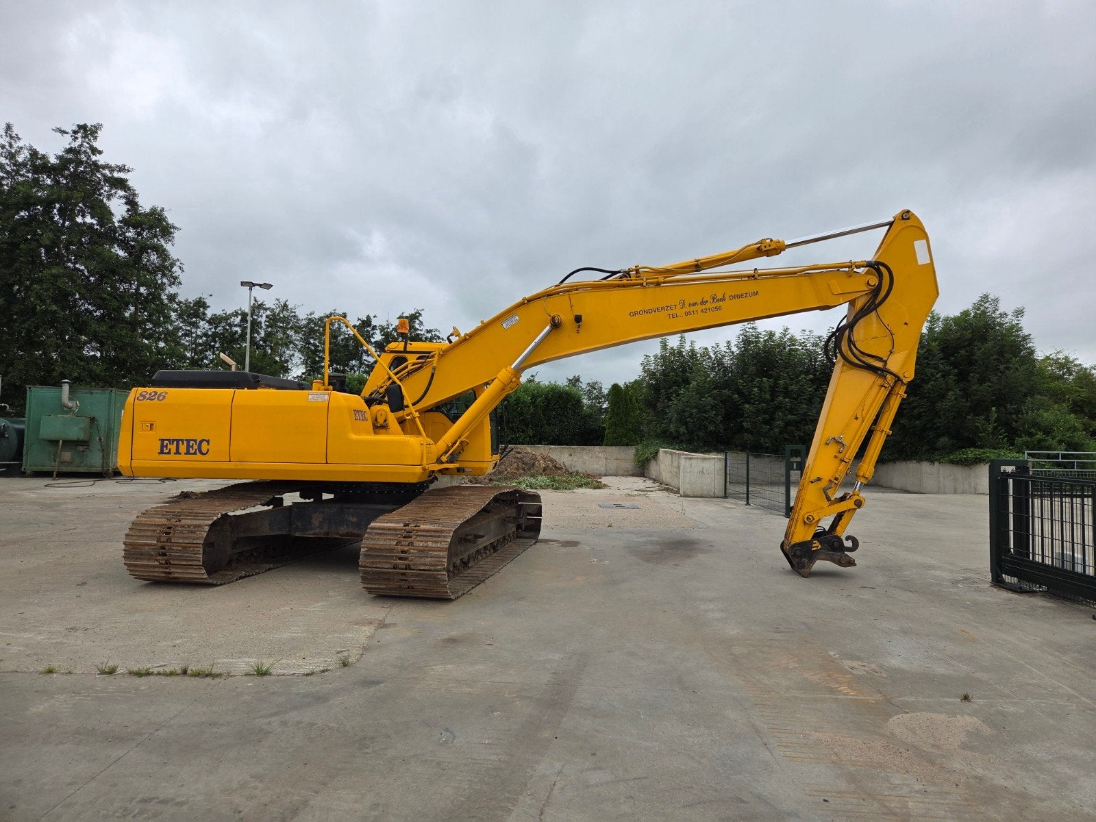Goedwerkende etec long reach gyk, Ophalen of Verzenden, Graafmachine