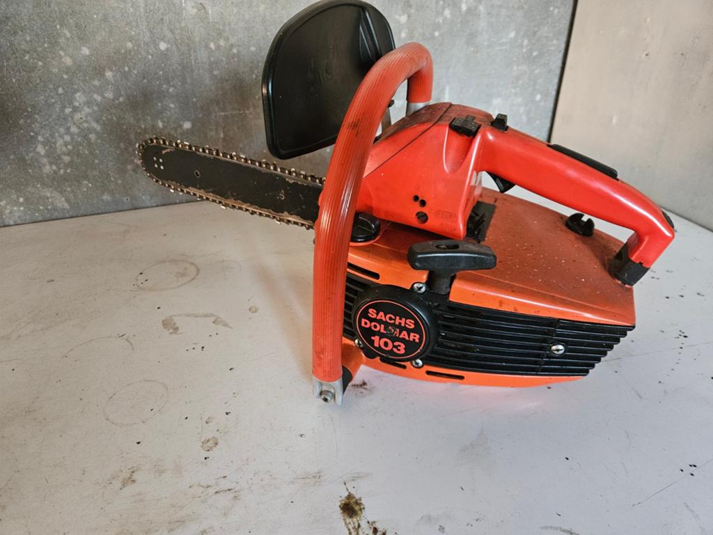 Kettingzaag Sachs dolmar 103 tophandle zaag, Ophalen, 1200 watt of meer, Kettingzaag, 30 tot 70 mm