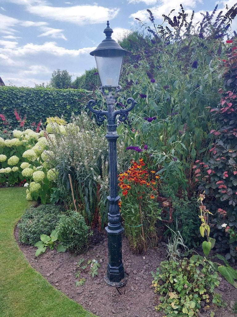 Buitenlantaarn, Tuin en Terras, Ophalen, Gebruikt, Minder dan 50 watt, Staande lamp