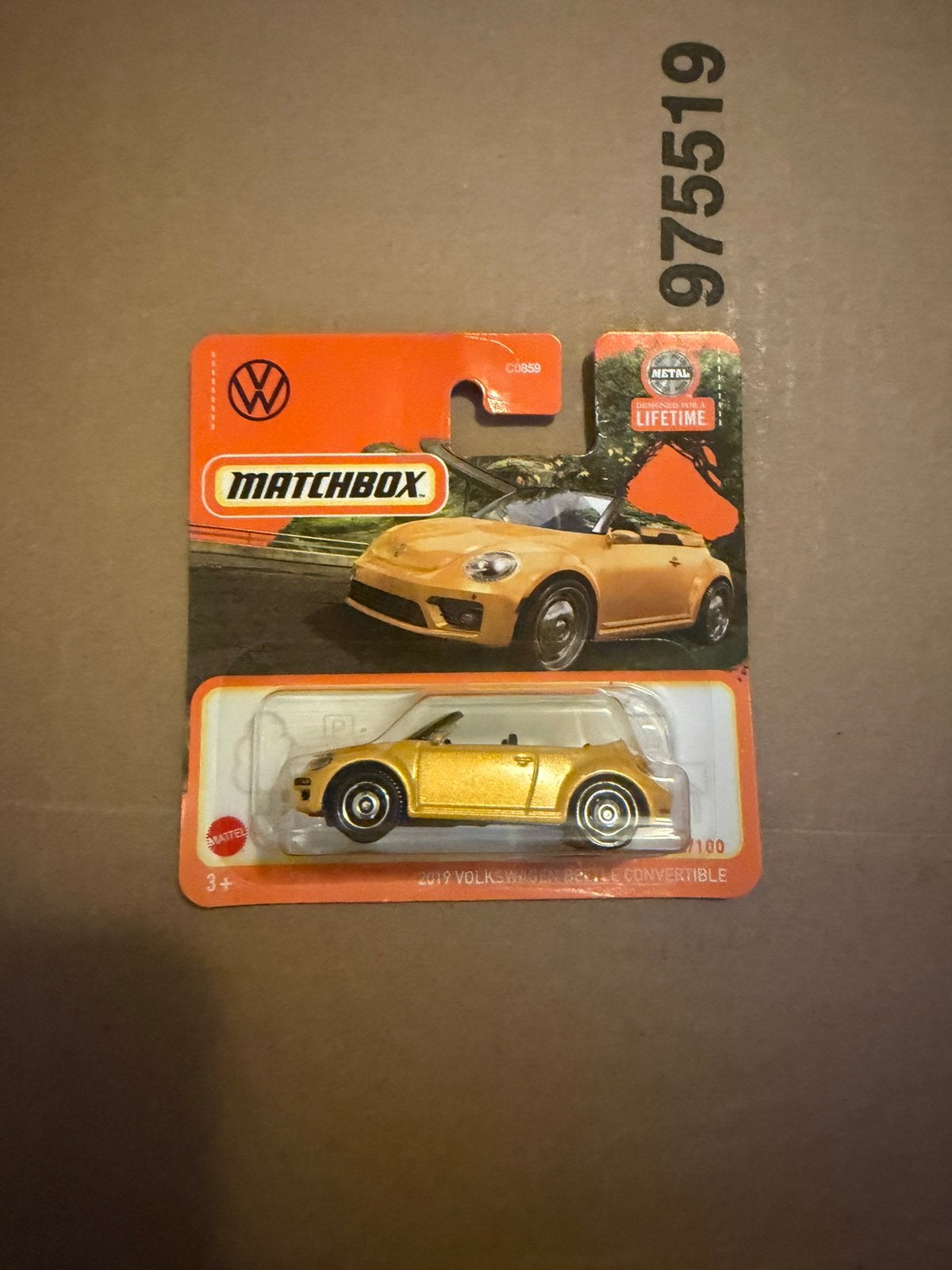 Matchbox Volkswagen Beetle, Ophalen of Verzenden, Zo goed als nieuw, Auto