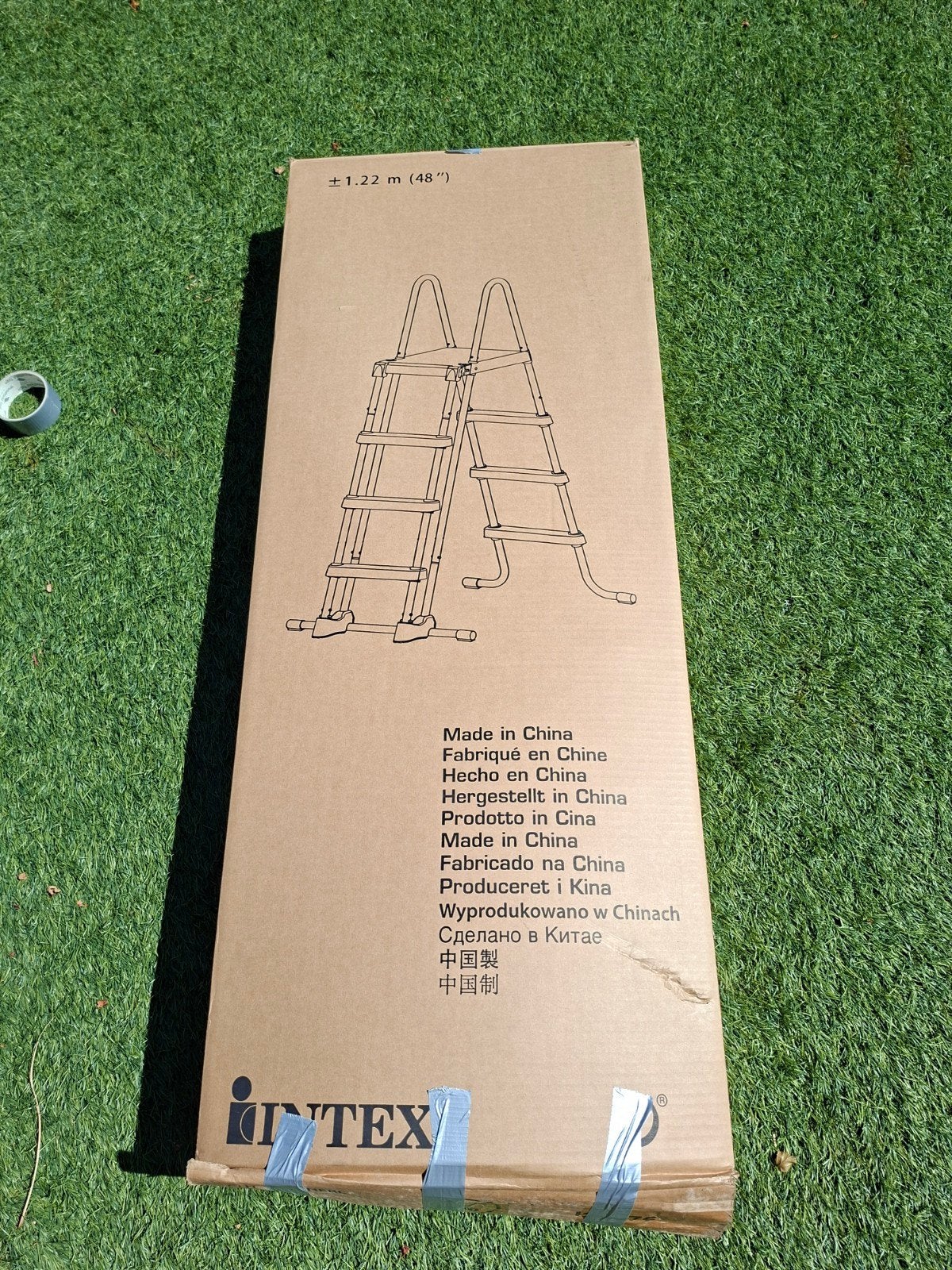 Intex zwembadladder voor zwembaden tot 1.22m, Tuin en Terras, Zwembad-toebehoren, Ophalen, Gebruikt, Ladder
