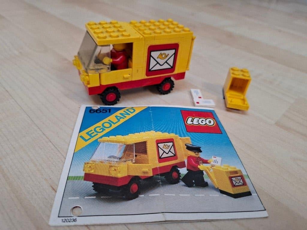 LEGO 6651 Post Office Van, Gebruikt, Lego, Inclusief instructies, Ophalen of Verzenden