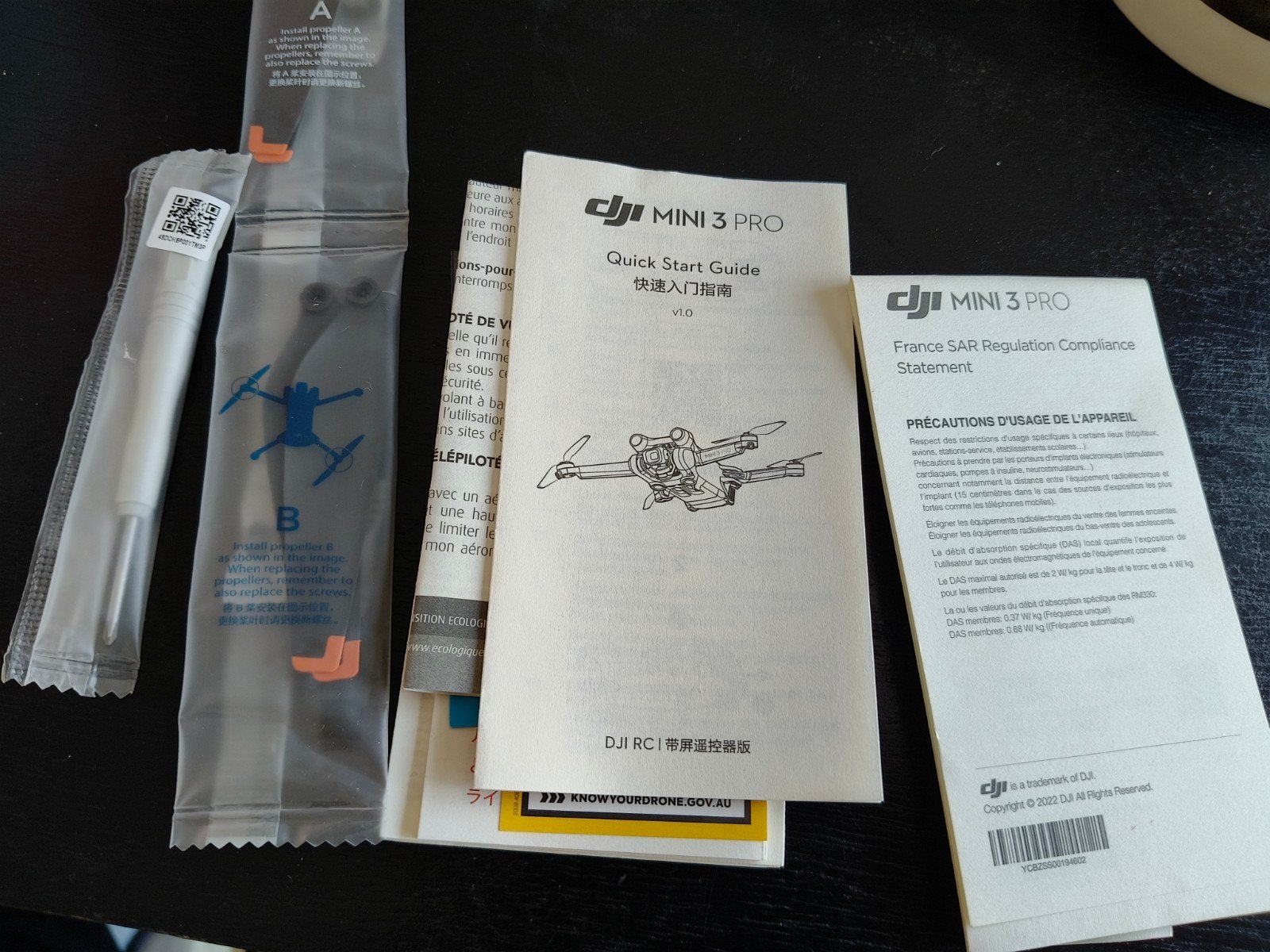 DJI Mini 3 Pro - Handleidingen en accessoires, Ophalen of Verzenden, Nieuw, Overige typen