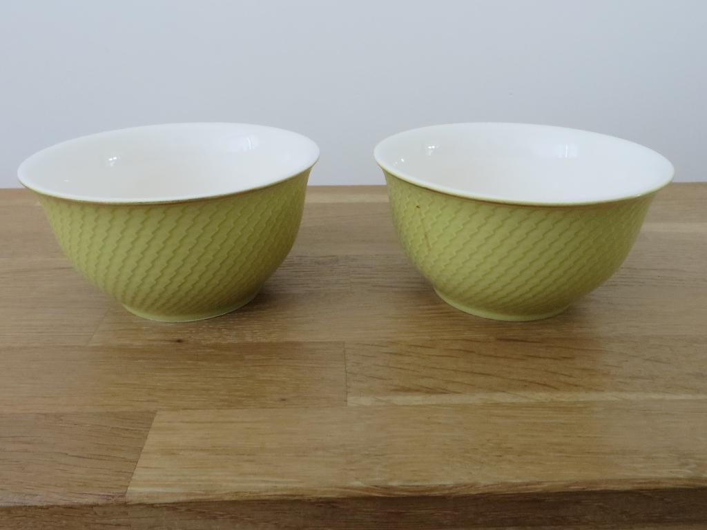 Zara Home schaaltjes kommen mosterd geel groen nieuw, Keramiek, Nieuw, Ophalen of Verzenden, Kom(men)
