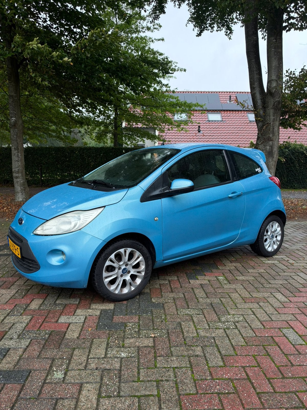 Ford Ka 1.2 51KW 2009 Blauw AIRCO, Voorwielaandrijving, 1242 cc, 4 cilinders, Particulier