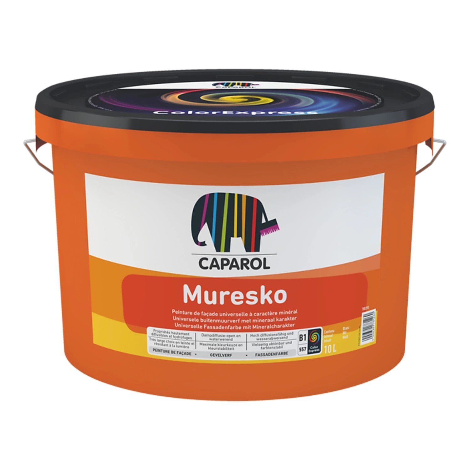 Te koop 10 l. Muresko ademende muurverf kleur 9003, Ophalen of Verzenden, Nieuw, Overige typen