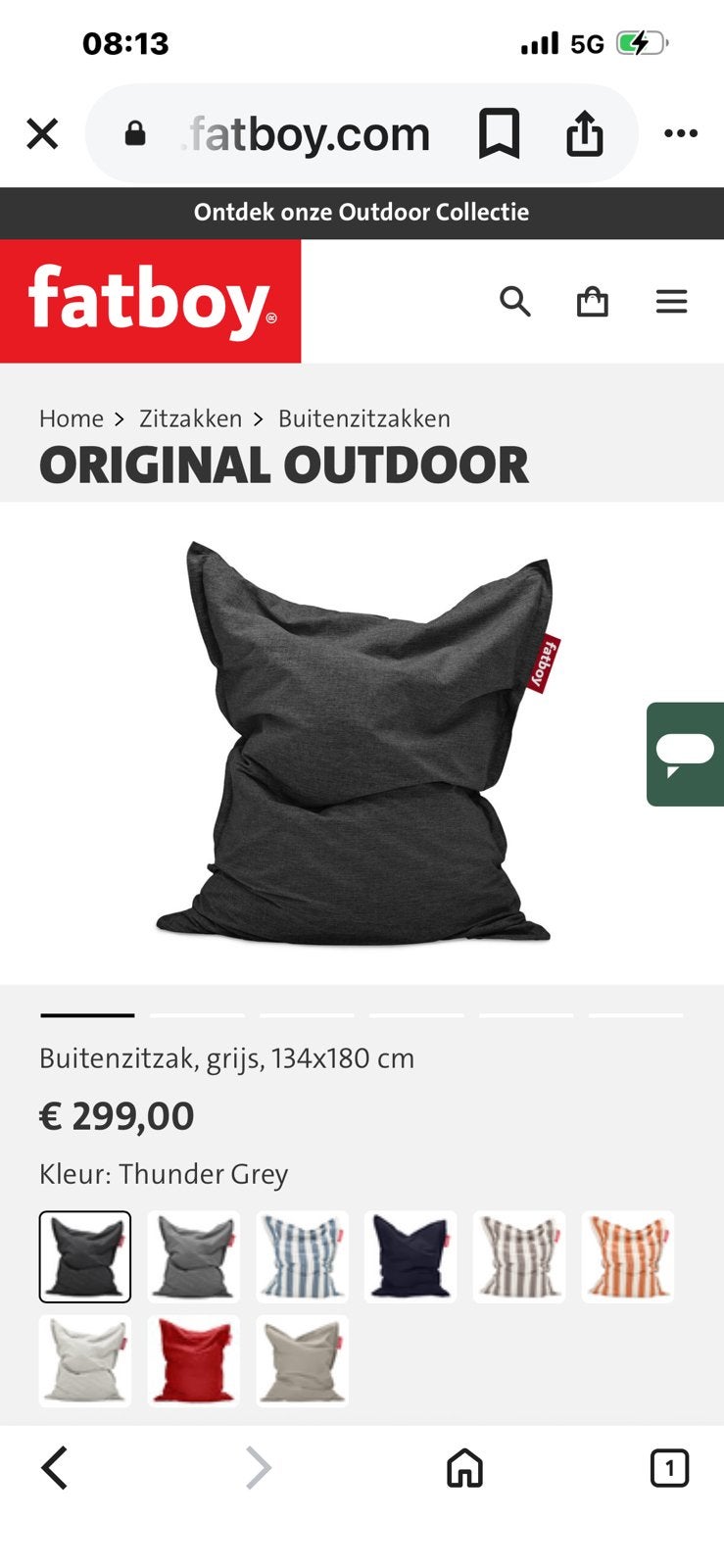 fat boy. nieuw.  159€  norm 299€, Ophalen of Verzenden, Nieuw