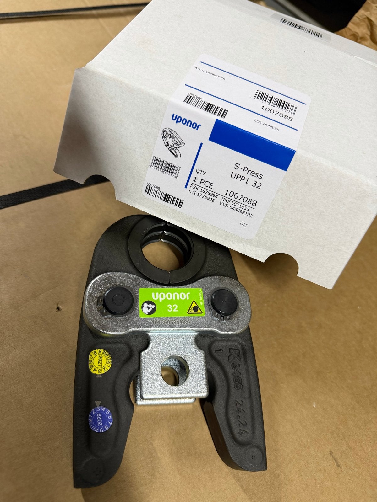 Uponor Persbek 32mm UP110 - Nieuw in doos, Ophalen of Verzenden, Nieuw, Overige typen, Overige merken