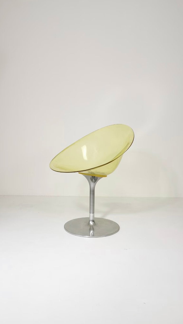 8x stoel Kartell Ero|S| geel, Ophalen, Overige kleuren, Zo goed als nieuw, Modern
