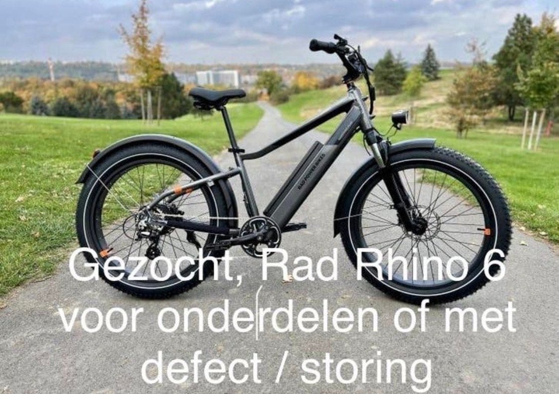 Gezocht: Rad Powerbikes (defect/onderdelen), Fietsen en Brommers, Ophalen, Gebruikt, Overige merken