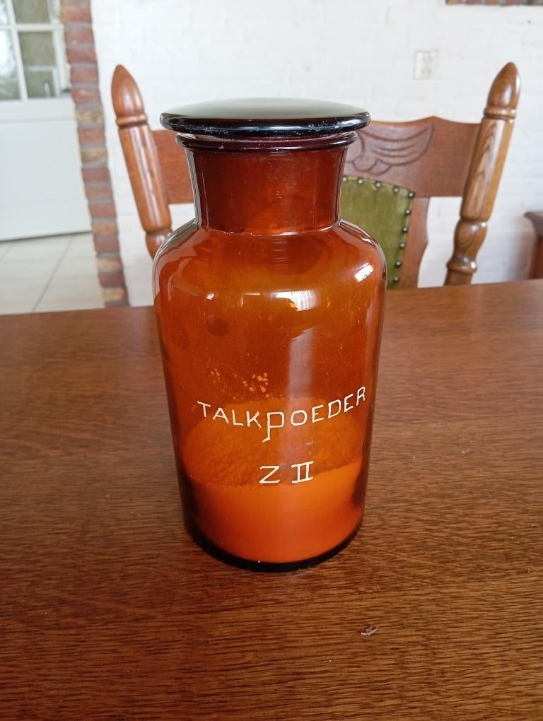 Antieke Apothekerspot Talkpoeder origineel, Ophalen of Verzenden