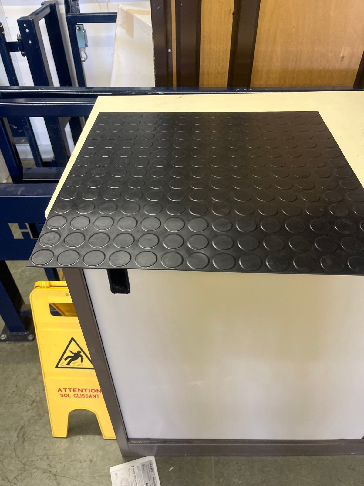 REMP Studway Rubber Vloertegels 6m" - Zwart, 50x50cm, Ophalen, 60 cm of meer, Nieuw, Vloertegels