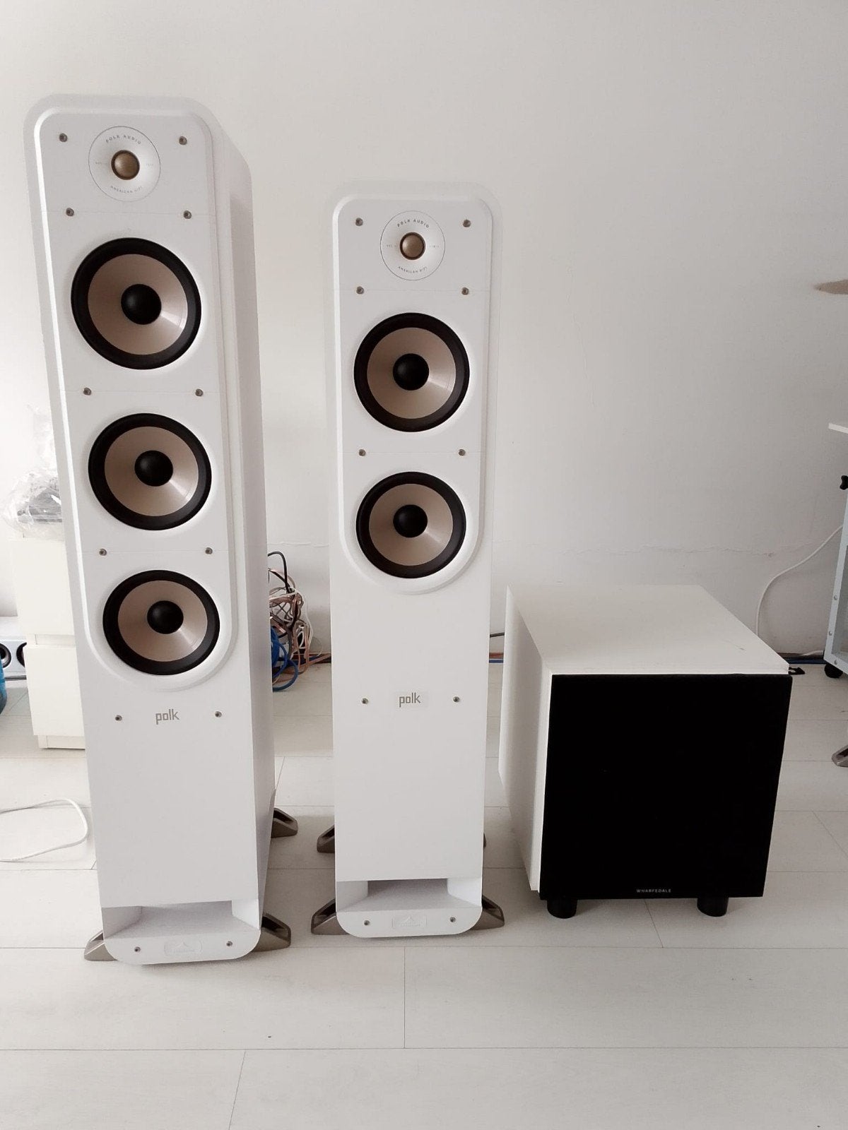 Merk Polk audio signature elite es 60 zuilspeakers per set, Ophalen, Zo goed als nieuw, Speakerset, Overige merken