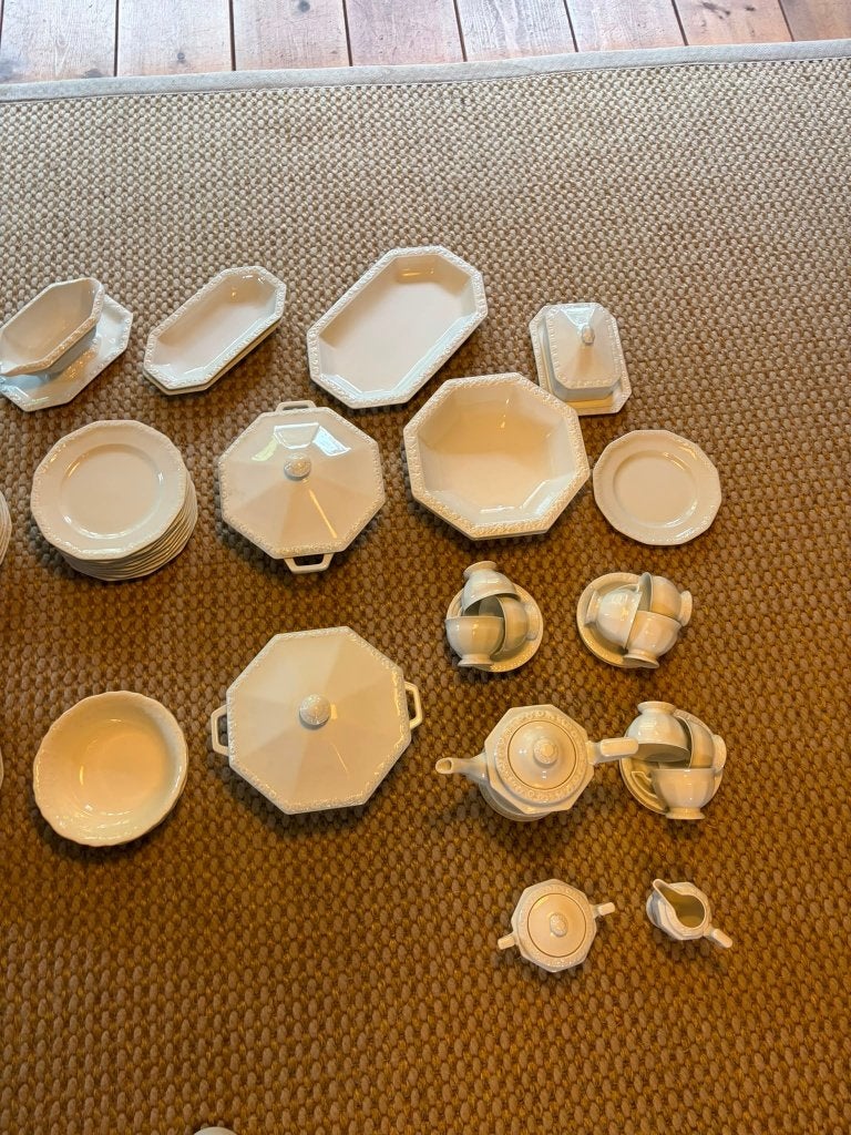 Prachtig wit classic rose servies Rosenthal - 61-delig, Ophalen
