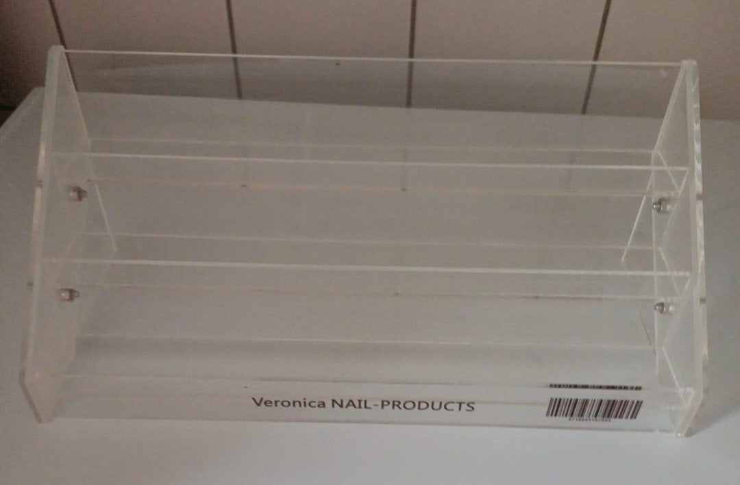 Transparant acryl displayrek voor nagellak of gellak, Ophalen, Gebruikt, Overige kleuren, Handen en Nagels