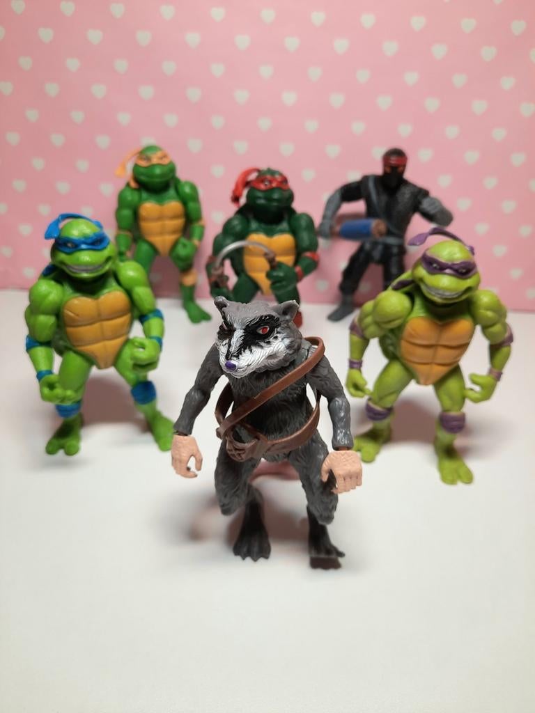TMNT Actiefiguren Set: Turtles, Splinter & Foot Soldier, Ophalen of Verzenden